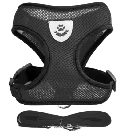 Cat Harness Vest Walking Lead Leash For Puppy Dogs Collar Polyester Adjustable Mesh Dog Harness For Small Medium Pet Accessories