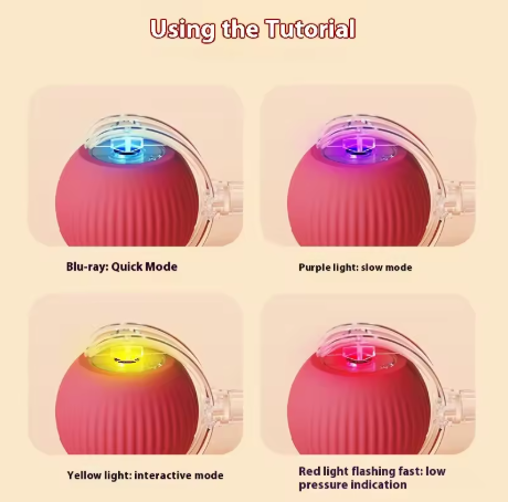 Interactive Ball Toy,Automatic Rolling Dog Ball Rechargeable,Smart Puppy Interactive Toy,Intelligent Balls Toy